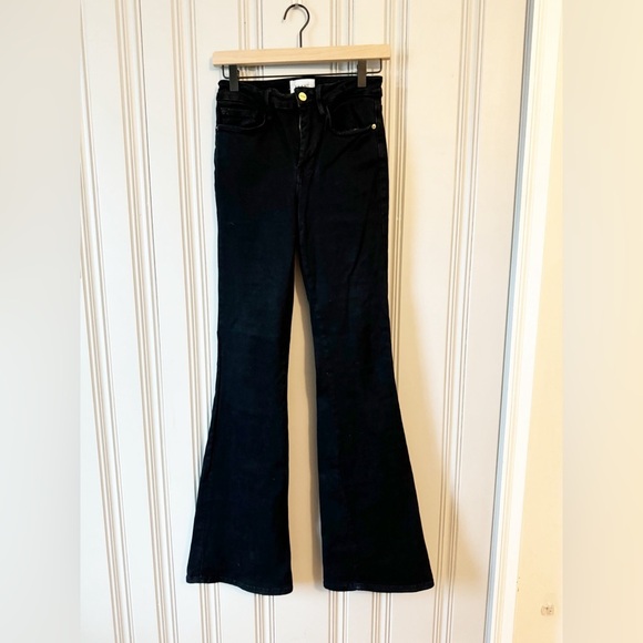 FRAME Denim Le One Flare Mid Rise Denim Jeans - Picture 7 of 13